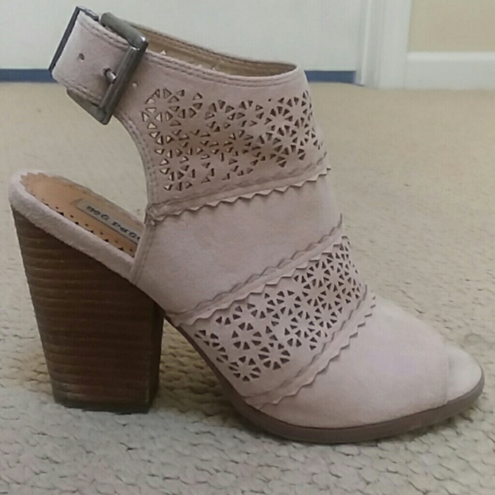Open toed heals